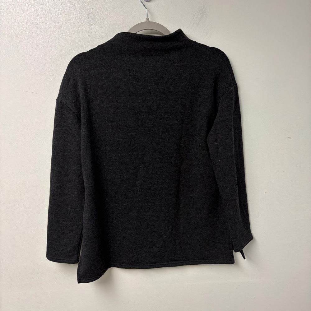Free Fly Set Bamboo Mock Neck Pullover / Jogger Size Small Dark Gray - Picture 7 of 12